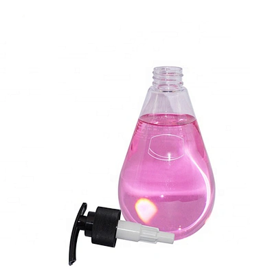 Wholesale 500ml empty clear plastic hand sanitizer bottles with black lotion pump