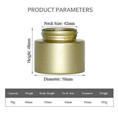 luxury 2oz 40g cream jar personal care packaging skin care hand cream lotion glass jar