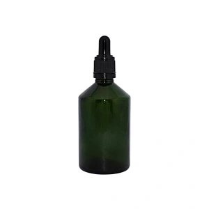 Slant shoulder round empty 60ml 100ml glass mist sprayer serum bottle with all metal pump