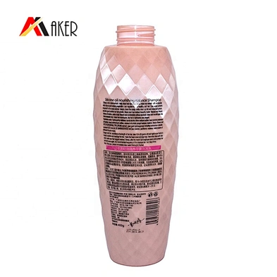 2020 New wholesale price pink PET plastic empty shampoo bottle 450ml with pump