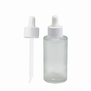 empty gold serum glass bottle personal care packaging oil dropper essential message oil bottle