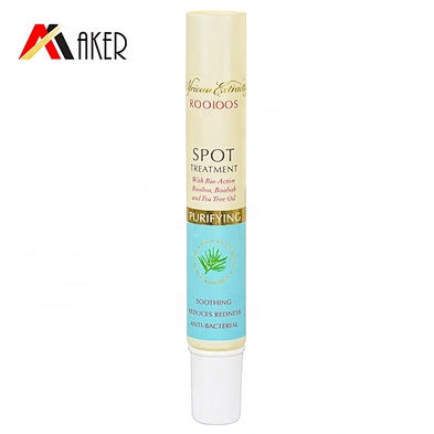 New arrival empty 15ml LDPE plastic cosmetic eye cream squeeze tube packaging with white plastic screw cap