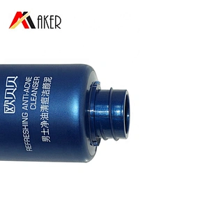 Wholesale 150ml matte round LDPE plastic cosmetic face wash tube packaging with flip top cap