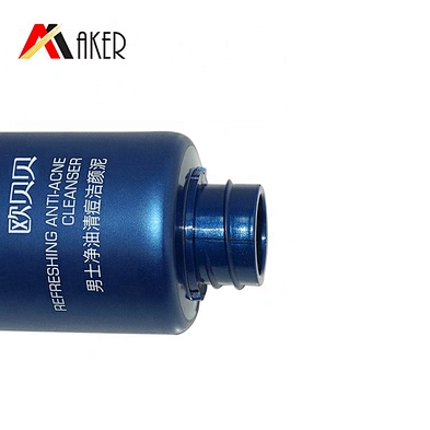 Wholesale 150ml matte round LDPE plastic cosmetic face wash tube packaging with flip top cap