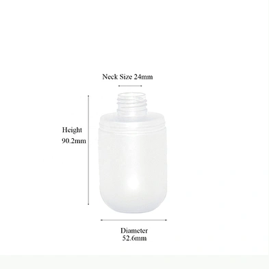 120ml 150ml Semi transparent Purple Frosted Empty PET Plastic Portable Travel Size Lotion Bottles with Pump
