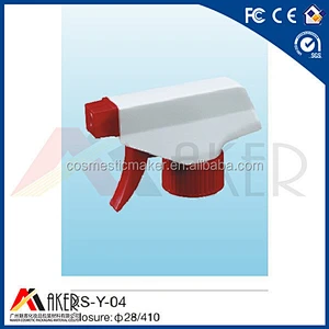 28/400 28/410 28/415 White plastic square nozzle pp hand operated trigger sprayer
