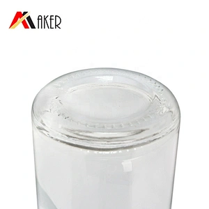 Factory supply new design empty clear glass wine bottle 500ml with aluminum cap