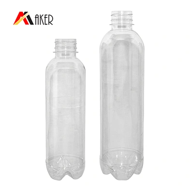 empty 250ml 300ml 350ml 500ml clear disposable plastic pet bpa free mineral water beverage juice bottle