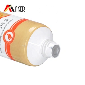 Hot sale customized round 70ml cosmetic LDPE plastic empty hand cream tube packaging with screw lid