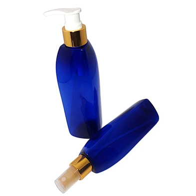 empty 100ml 150ml plastic pet custom color lotion pump skincare cosmetic bottle set with mist sprayer