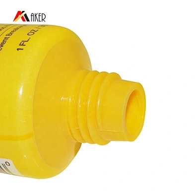 Wholesale yellow 30ml round plastic hand cream tube packaging with screw cap