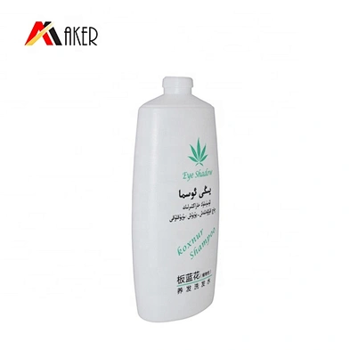 white flat 200ml squeeze bottle PE plastic shampoo bottle with flip top cap