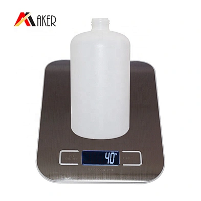 Factory price white Boston round 500ml PE plastic shampoo bottle with aluminum covered lotion pump