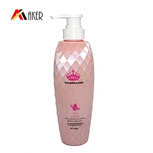 2020 New wholesale price pink PET plastic empty shampoo bottle 450ml with pump