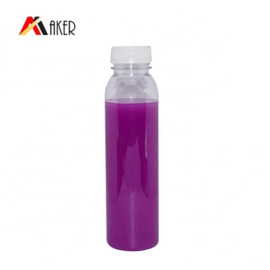 Factory price 400ml round shape PET plastic drinking water bottle