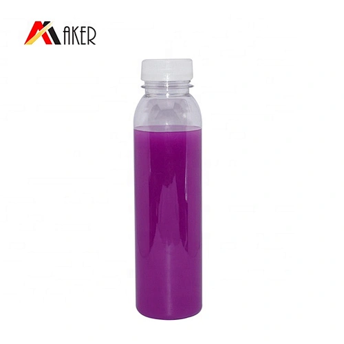 Factory price 400ml round shape PET plastic drinking water bottle