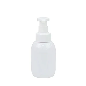 factory in stock 300ml plastic pet foam pump cream bottle for face clean body cream shampoo