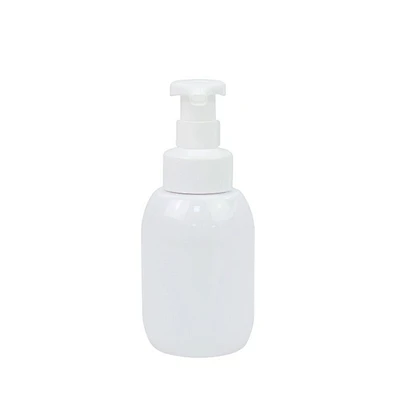factory in stock 300ml plastic pet foam pump cream bottle for face clean body cream shampoo