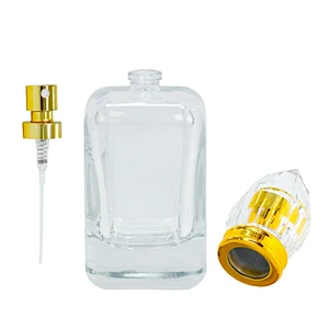 3oz French classical perfume bottle glass personal care packaging mist spray bottle