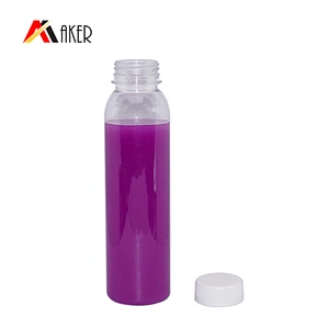 Factory price 400ml round shape PET plastic drinking water bottle