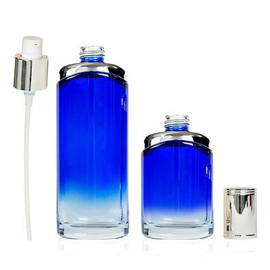 guangzhou custom 40ml 100ml 120ml skin care cosmetic body lotion packaging bottle set