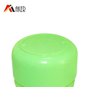 New arrival factory supply wholesale price green 100g pp plastic cream jar with cap