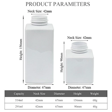 square 250ml 500ml pet shampoo packaging personal care foam pump hand sanitizer bottle shower gel plastic bottle