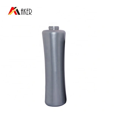 Custom empty gray 100ml/250ml/350ml/500ml/700ml HDPE plastic shampoo bottle set packaging with flip top cap
