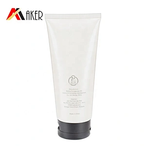 High quality empty LDPE plastic 200ml matte pearl white hair care shampoo cosmetic tube packaging