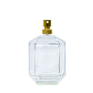 factory custom transparent frence classical luxe belle flacon parfum 100ml glass perfume bottle