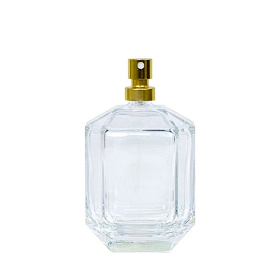 factory custom transparent frence classical luxe belle flacon parfum 100ml glass perfume bottle