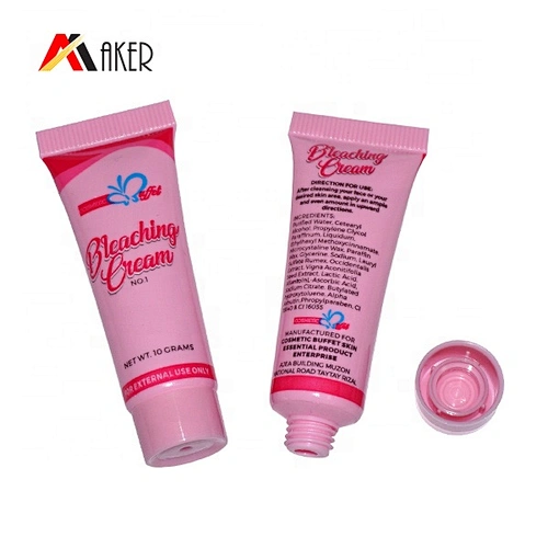 China manufacturer empty round 10ml small diameter cosmetic plastic packaging tube container with lid