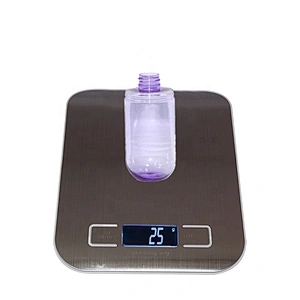 120ml 150ml Semi transparent Purple Frosted Empty PET Plastic Portable Travel Size Lotion Bottles with Pump