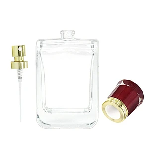 Custom 100ml Belle Flacon Parfum En Verre Bouteille Perfume Packaging Glass Spray Bottle