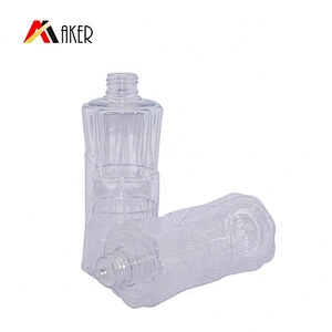 Wholesale 250ml 450ml White Purple Engraving PET Plastic Recycled Shampoo Bottle with Lotion Pump