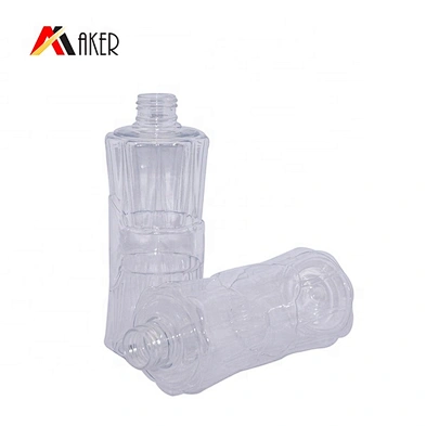 Wholesale 250ml 450ml White Purple Engraving PET Plastic Recycled Shampoo Bottle with Lotion Pump