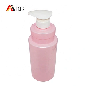 New products 800ml round hair care packaging plastic pet shampoo bottle wholesale with lotion pump