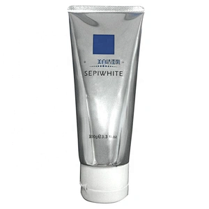 Plastic Tube Packaging Sliver Cosmetic Face Wash Aluminum Silver or Customized Colors Flip Top Cap/screw Cap Round