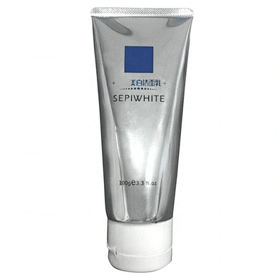 Plastic Tube Packaging Sliver Cosmetic Face Wash Aluminum Silver or Customized Colors Flip Top Cap/screw Cap Round