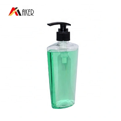 Hot sale 250ml PET plastic cosmetic body lotion bottle shower gel bottle with lotion pump