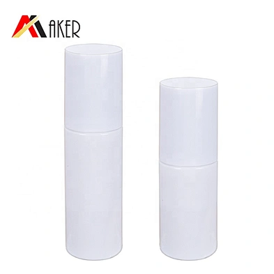 Low MOQ round PET plastic 100ml 120ml 150ml 200ml cosmetic packaging skin care face cream bottle