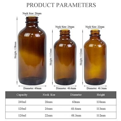 custom 120ml 4oz serum dropper bottle personal care packaging glass bottle skin care glass dropper bottle