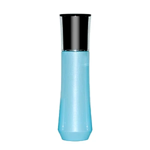 luxury fashion costom 4oz print blue personal care glass bottle skin care lotion cream glass custom bottle packaging set