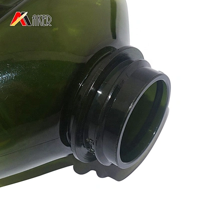 Hottest design semi transparent green empty 250ml PET plastic massage oil bottle with flip top lid
