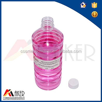 Wholesale 1000ml PET clear empty plastic water bottle