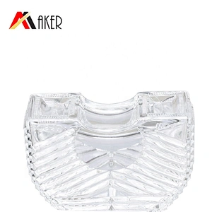 China supplier 700ml empty crystal glass wine bottle packaging for XO brandy