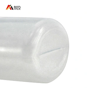 Wholesale 100ml PE plastic cosmetic sunscreen lotion bottle with gold aluminum covered disc cap