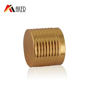 Factory price high quality 18mm gold aluminum covered screw cap with retarder