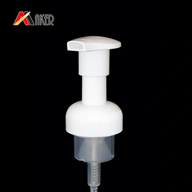 Wholesale 42mm white PP plastic soap foam pump dispenser for cosmetic bottle