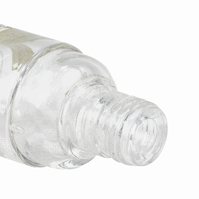 designer glass cosmetic drop bottle essential oil packaging personal care clear child proof dropper bottle